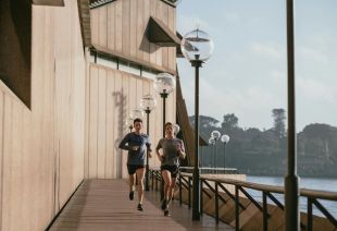 A man and a woman jogging in Sydney. arts sector appointments