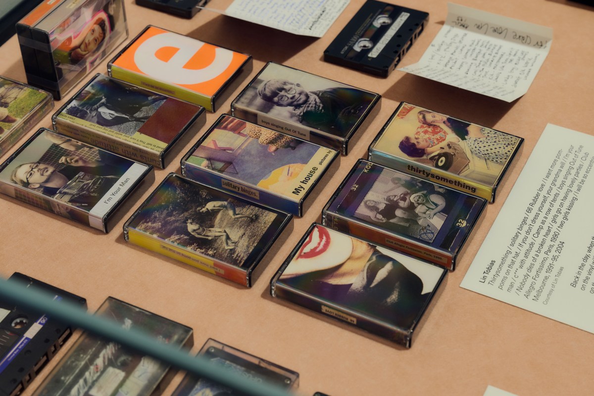 Mixtapes from the 1970s, ’80s and ’90s featured in Rebel Heart. Photo: Eugene Hyland / State Library Victoria.