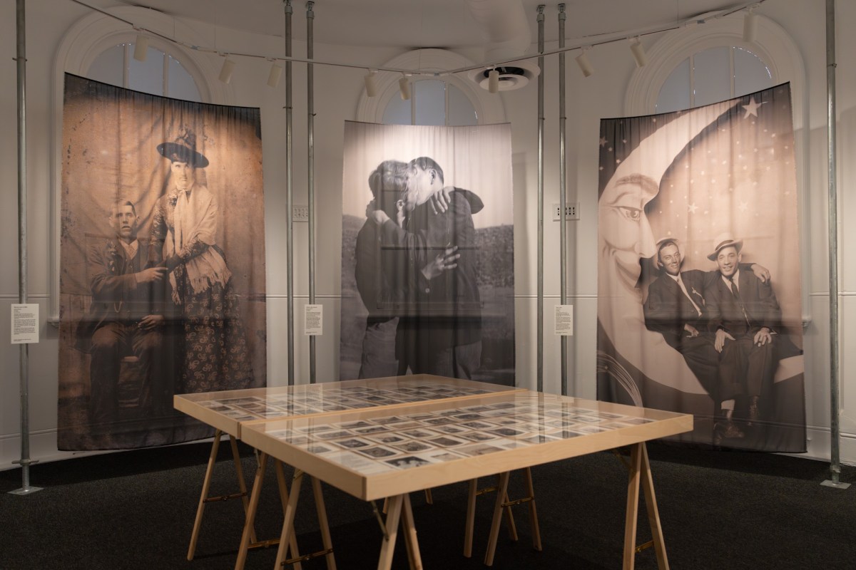 Installation view, LOVING: A Photographic Collection of Love, 1850s-1950s, Qtopia Sydney. Photo: Supplied.