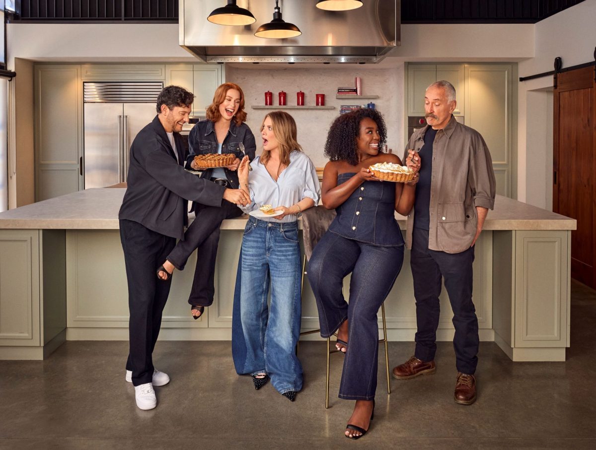 Rob Mills, Mackenzie Dunn, Natalie Bassinthwaighte, Gabriyel Thomas, John Waters join cast of Waitress. Image: Peter Brew-Bevan.