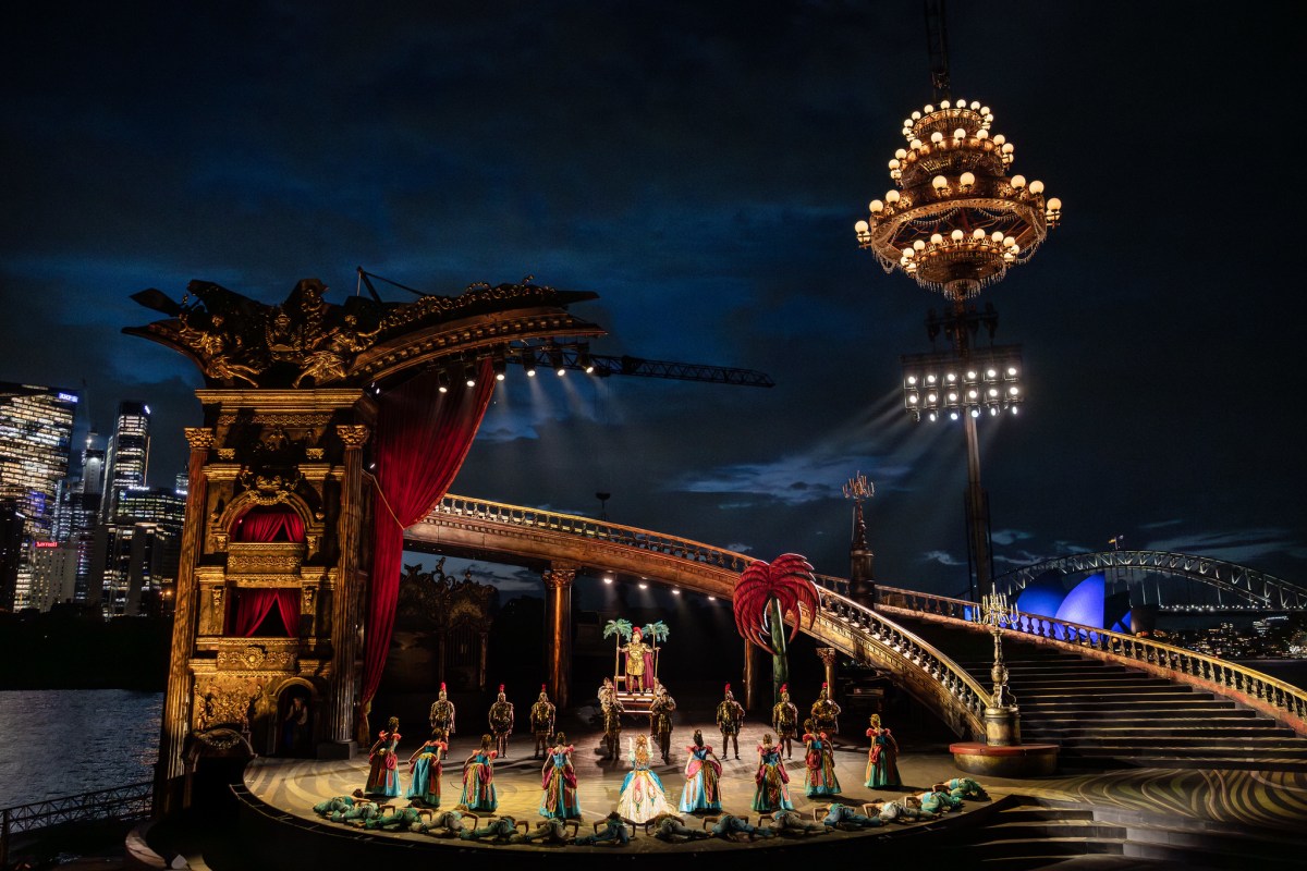 The Phantom of the Opera, presented by Opera Australia's Handa Opera on Sydney Harbour. Photo: Supplied.