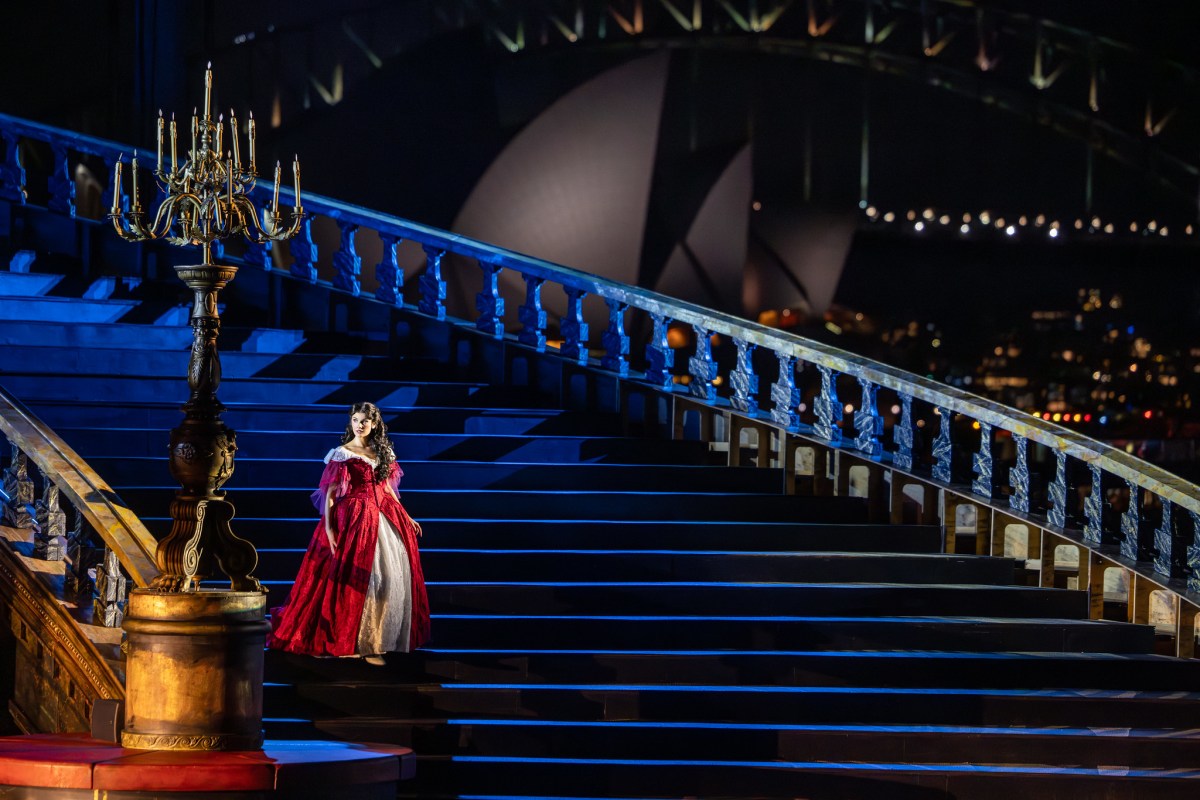 The Phantom of the Opera, presented by Opera Australia's Handa Opera on Sydney Harbour. Photo: Supplied.
