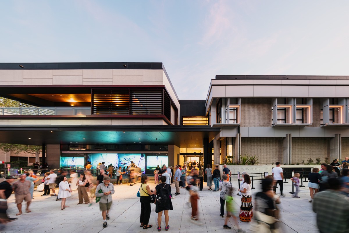 Newcastle Art Gallery at First Night First Look event, 26 September 2025. Photo: Lachlan Matheson.