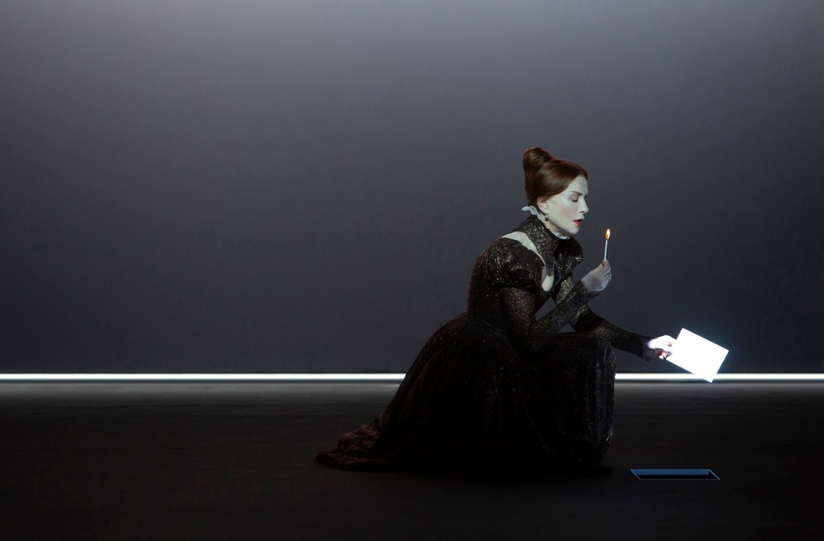 Isabelle Huppert in Mary Said What She Said at Adelaide Festival 2026. Photo: Lucie Jansch.