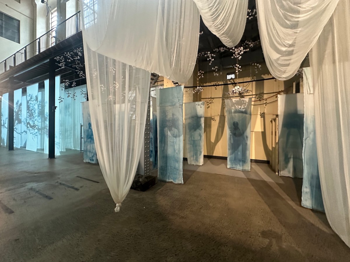 Nikesha Breeze, Living Histories. Installation view, 25th Biennale of Sydney: Rememory, White Bay Power Station. Photo: ArtsHub.