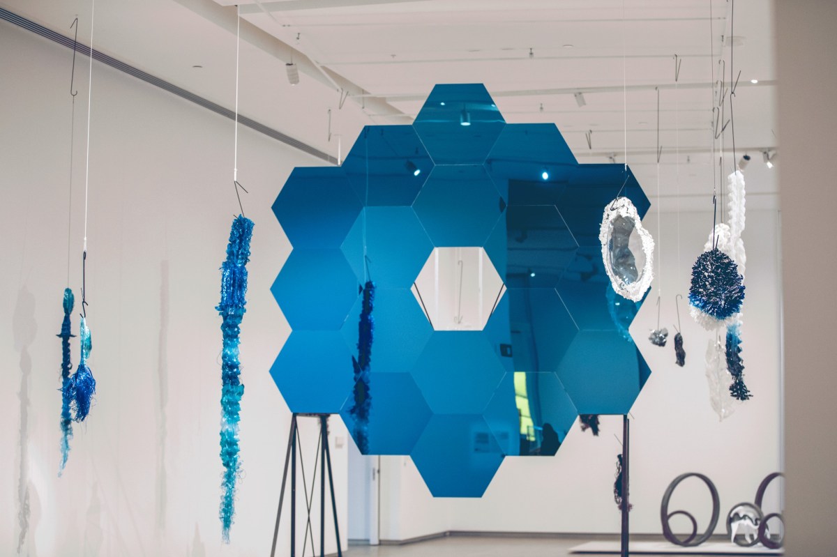 Alicia Frankovich, Siphonophore-Sphere, 2025-26. Installation view, TarraWarra International 2026: System Release, TarraWarra Museum of Art. Photo: Craate Creative.