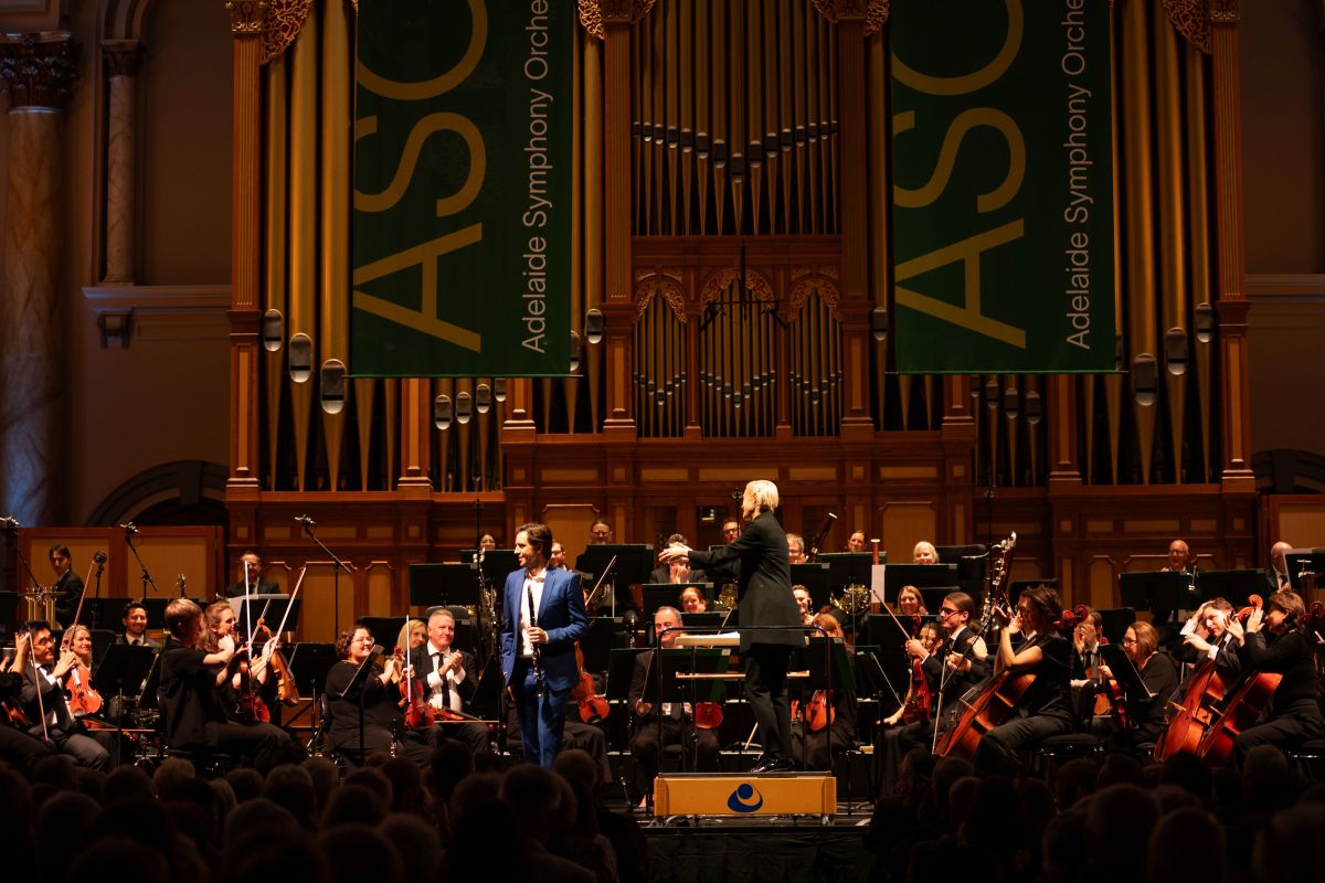 Adelaide Symphony Orchestra's Dean Newcomb. Photo: Carmen Alcedo.
