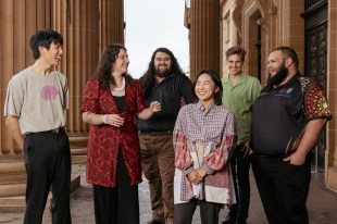 Young members of NSW cultural institution boards at the State Library of NSW. Photo: Joy Lai.