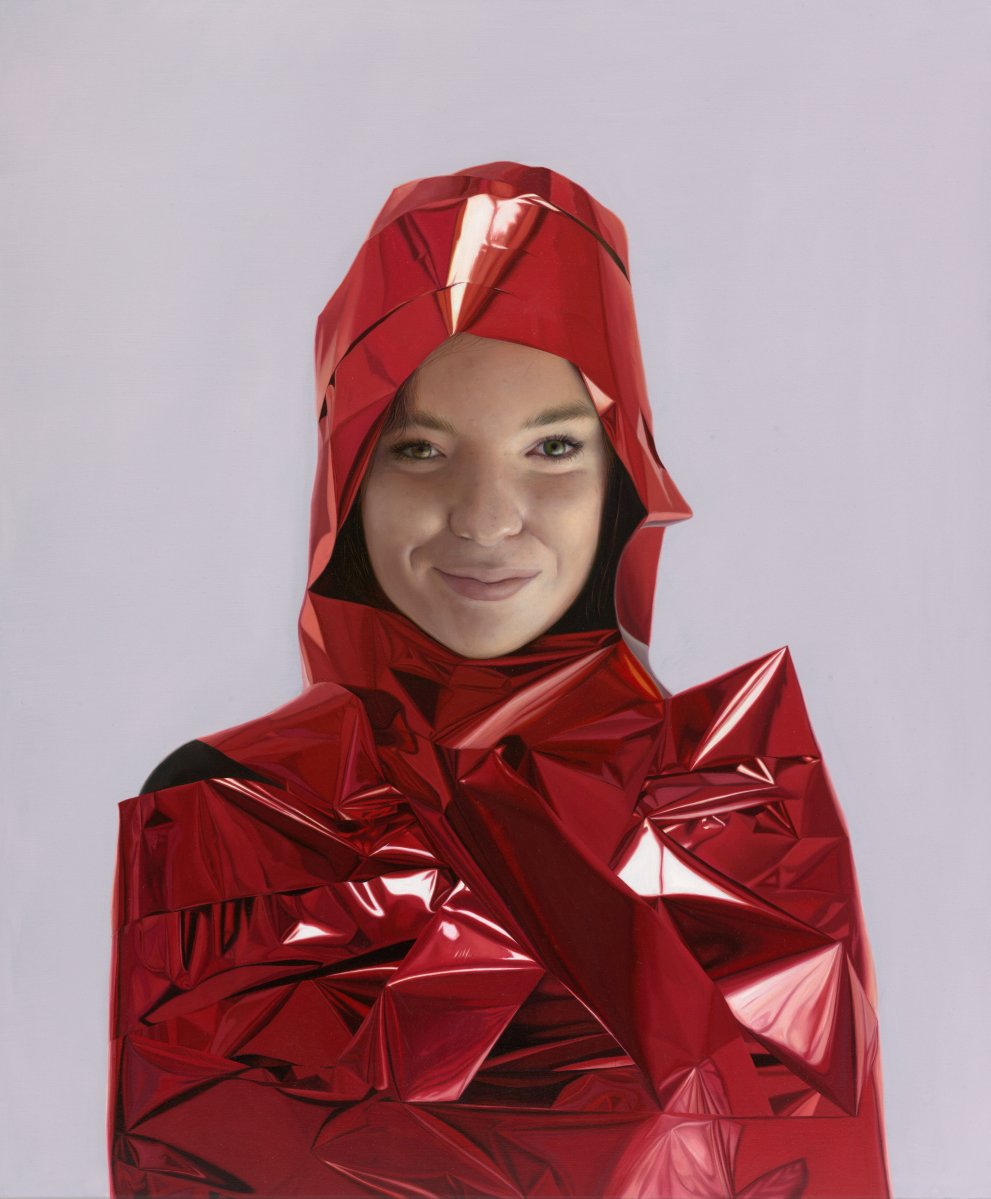 Archibald Prize 2026 finalist Juan Ford, Portrait of Chloé Hayden. Oil on linen, 90.4 x 75.4cm. Photo: Jenni Carter. Courtesy: the artist and AGNSW.