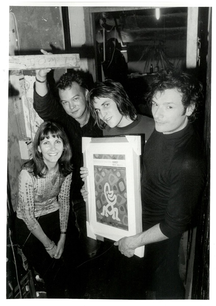 Susan Provan, Stewart Lee, The Mighty Boosh. Photo: Supplied. 