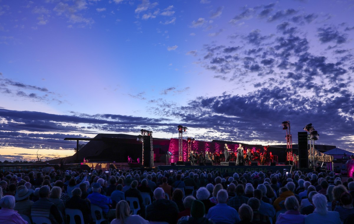 The Festival of Outback's Opera's Dark Sky Serenade in Winton in 2026. Photo: Murray Summerville.