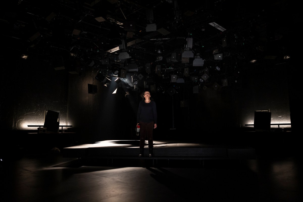 Paula Arundell in The Birds. Photo: Brett Boardman/ Belvoir St Theatre. 