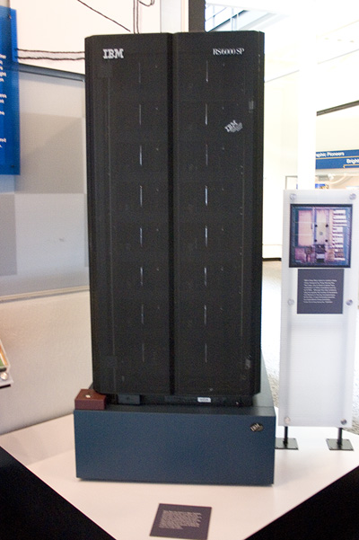 A computer similar to Deep Blue at the Computer History Museum, California. Photo: Wikimedia Commons.