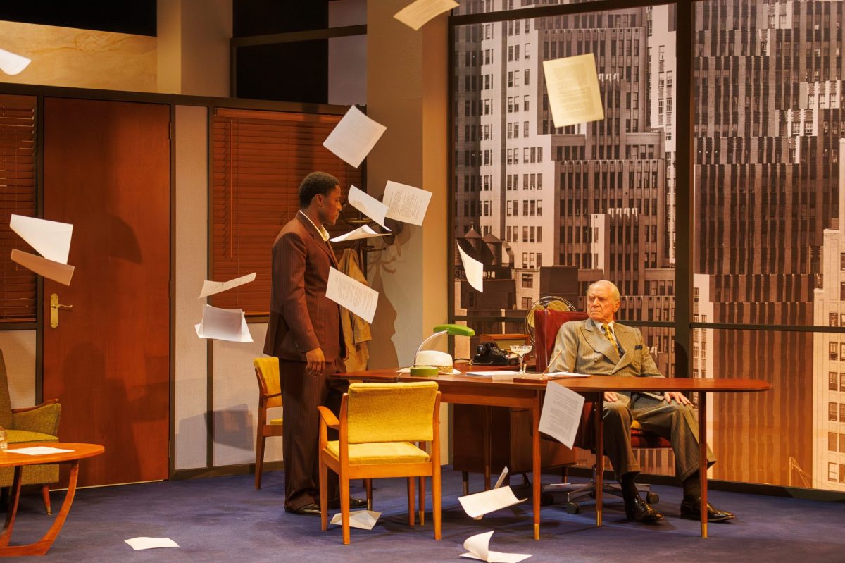 Donné Ngabo and Alan Dale in Retrograde. Photo: Sarah Walker.