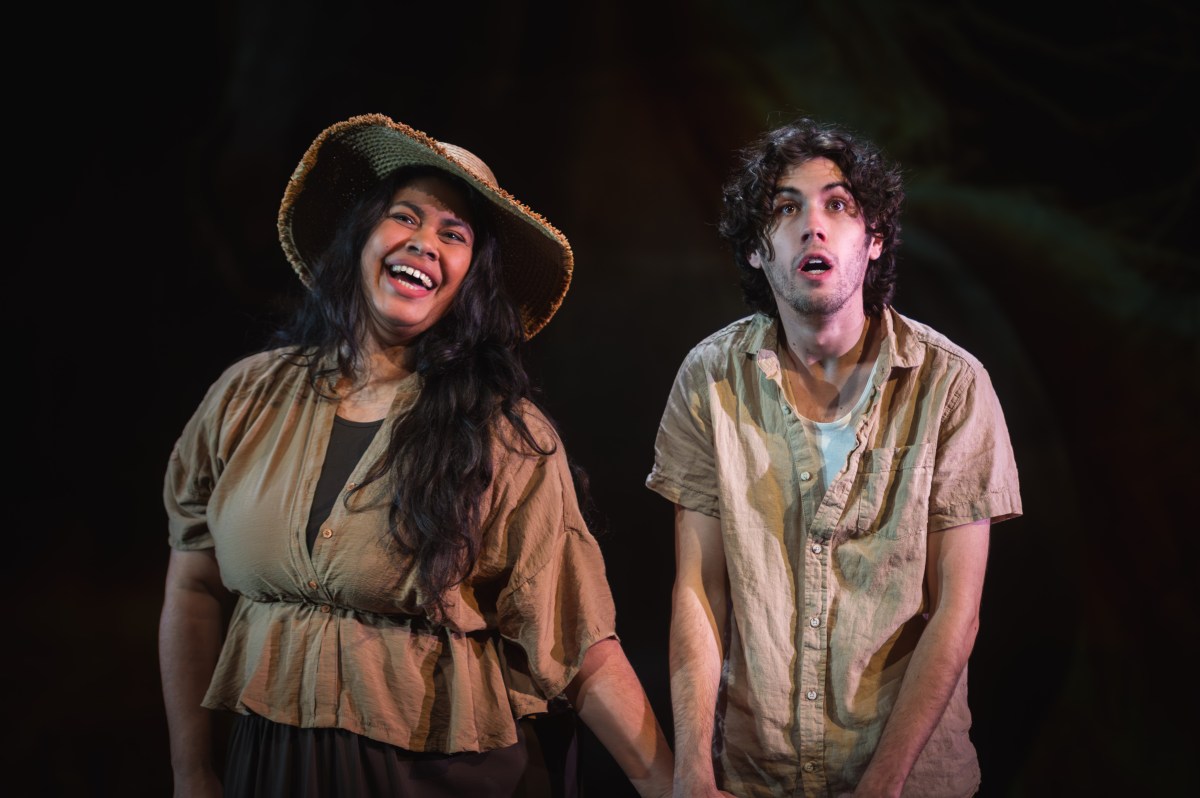 Teresa Moore and Nathan Wright in Lazarus. Photo: Steven Mitchell Wright.