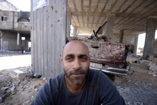 Mohammed Massoud Morsi in Gaza in 2014. Photo: by local boy, Mohammed.