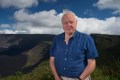 David Attenborough in the Galapagos islands for Galapagos 3D. Photo: supplied.