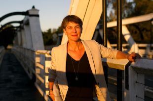 Executive Director of Arts Northern Rivers Rosie Dennis in Lismore. Photo: Christine Sharp.