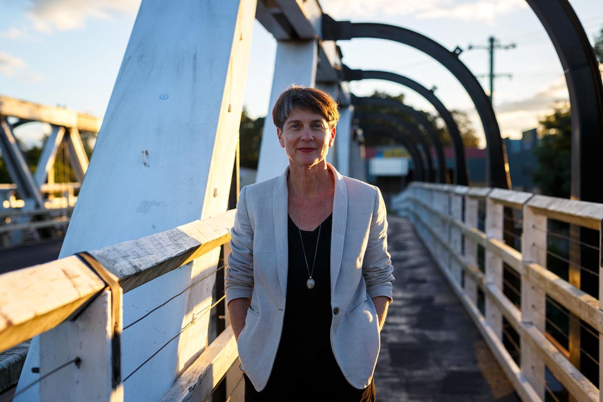 Executive Director of Arts Northern Rivers Rosie Dennis in Lismore. Photo: Christine Sharp.