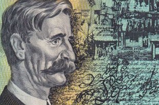 Henry Lawson used to feature on Australia's $10 banknote, but has since been replaced by Banjo Patterson. Image: RBA.