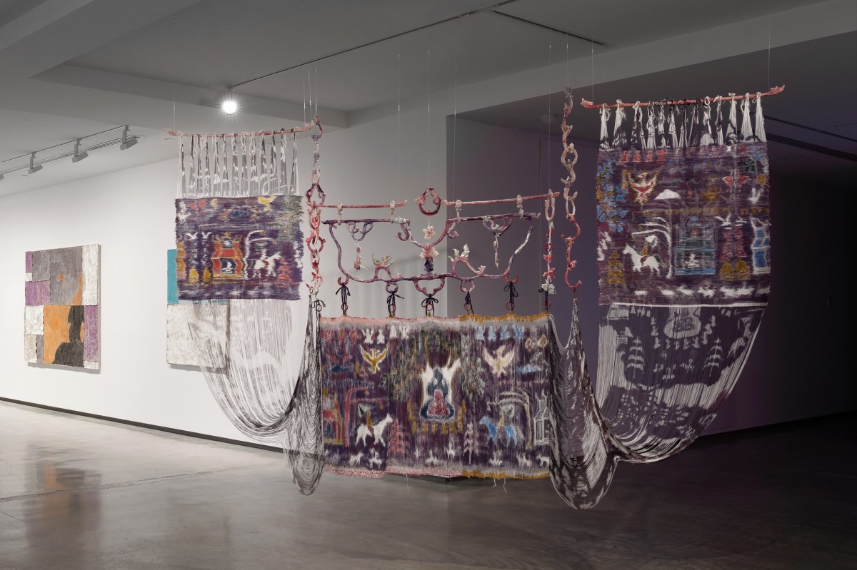 Linda Sok, Deities in Temples XXI, 2026. Installation view, Primavera 2026: Young Australian Artists, Museum of Contemporary Art Australia, Sydney. Photo: Jessica Maurer.