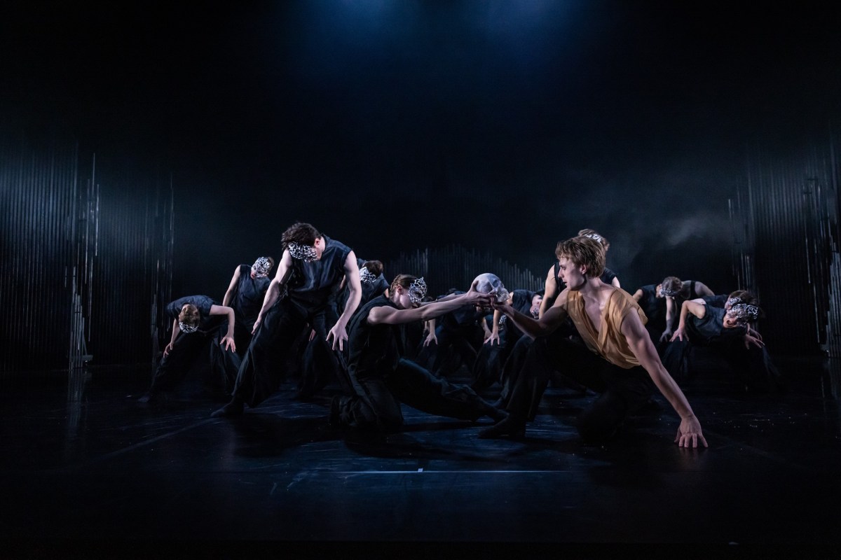 Edison Manuel as Hamlet in Queensland Ballet's Hamlet. Photo: David Kelly.
