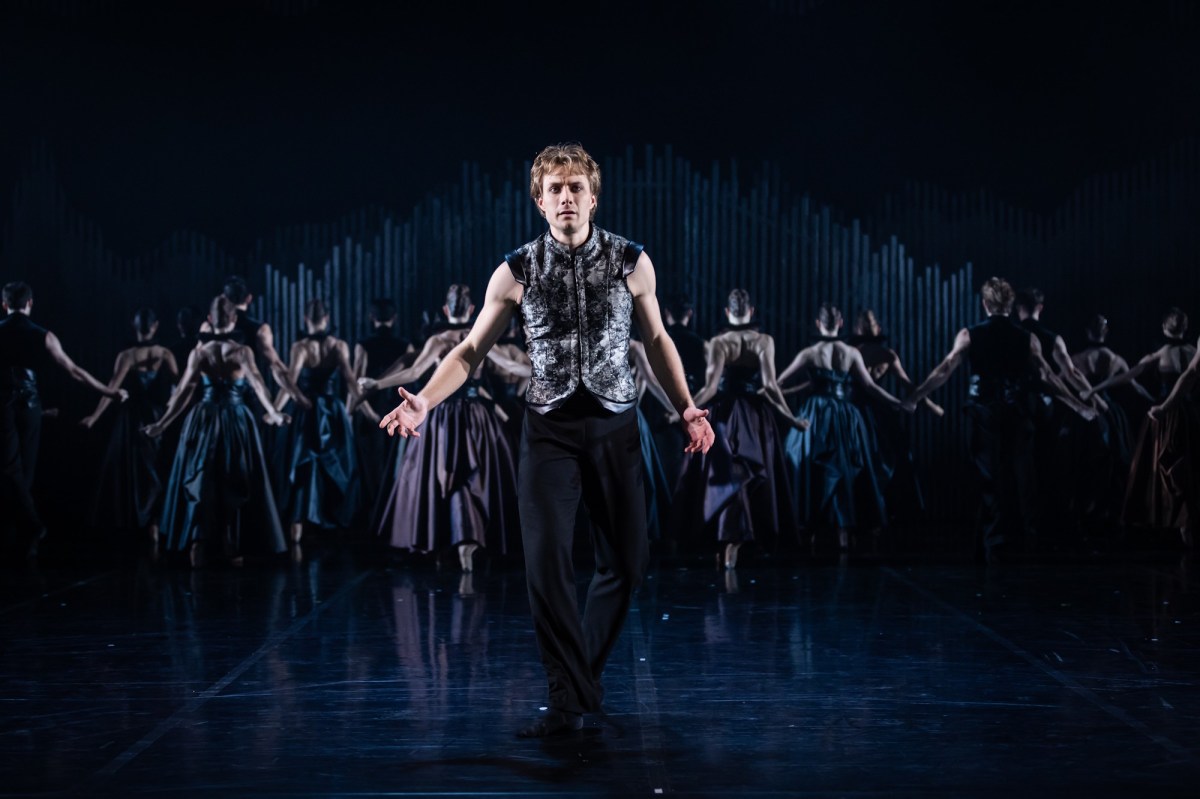 Edison Manuel as Hamlet in Queensland Ballet's Hamlet. Photo: David Kelly.