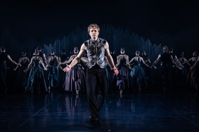 Edison Manuel as Hamlet in Queensland Ballet's Hamlet. Photo: David Kelly.
