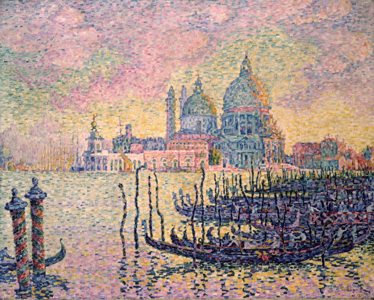 Paul Signac, Entrance to the Grand Canal, Venice, 1905. Oil on canvas, 73.5 x 92.1cm. Collection of the Toledo Museum of Art, Ohio.