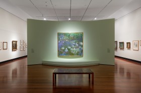 Claude Monet, Water Lilies. Installation view, Monet to Matisse: Defying Tradition, Art Gallery of South Australia, 2026. Photo: Saul Steed.