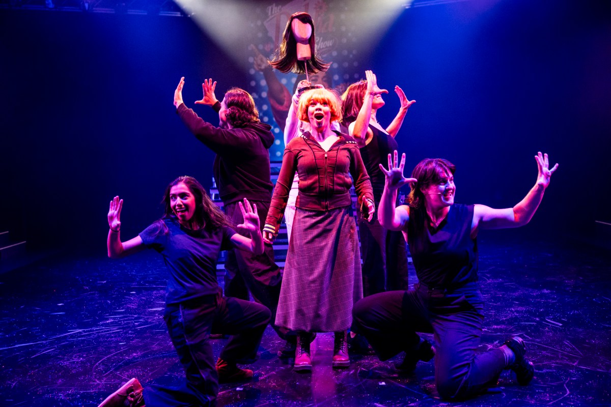 Kimberley Hodgson and the ensemble of Mackenzie. Photo: Brett Boardman.