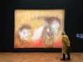 Installation view Arthur Boyd: Tapestries, National Gallery of Australia: St Francis when young turning aside (1972). Photo: Gina Fairley.
