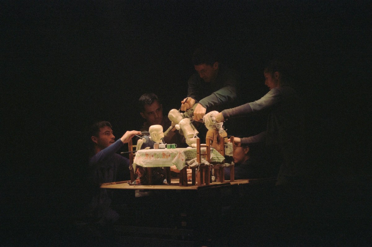 Chilean theatre company Silencio Blanco's work Antuco, performed at the 2026 Theater der Welt in Germany, 2026. Photo: Johannes Richter / Theater der Welt.