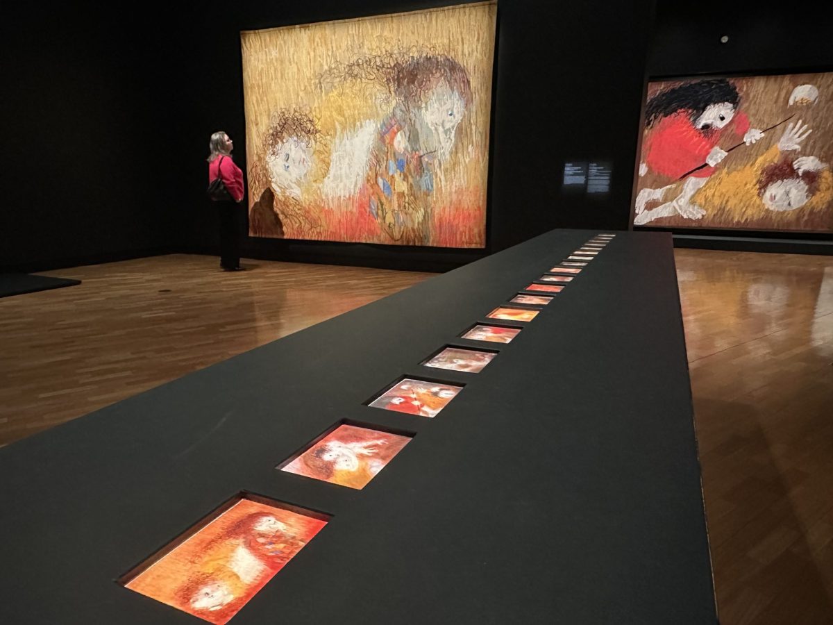 Installation view – Arthur Boyd: Tapestries, National Gallery of Australia. Photo: Gina Fairley.