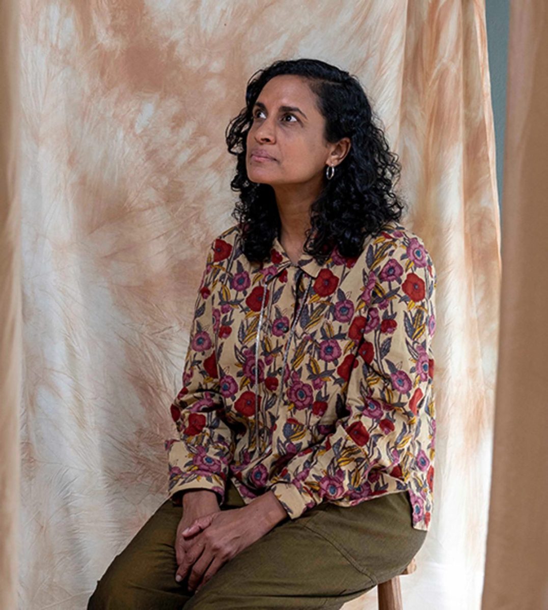 Artist-in-residence Keg de Souza. Photo: Neil Hanna.
