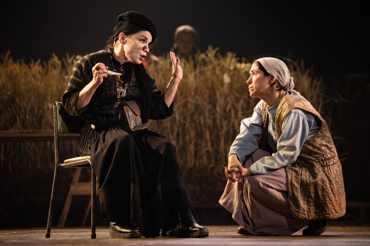 Sigrid Thornton and Alexis Fishman in Fiddler on the Roof. Photo: Daniel Boud.