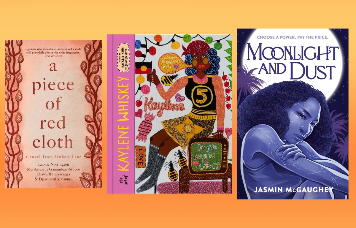 Three of the shortlisted books for the 2026 NT Book Awards. Image: Supplied.