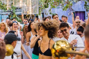 Daybreaker, pictured here in New York City, presents a morning dance party at Brisbane Festival. Photo: Sasha Bianca.