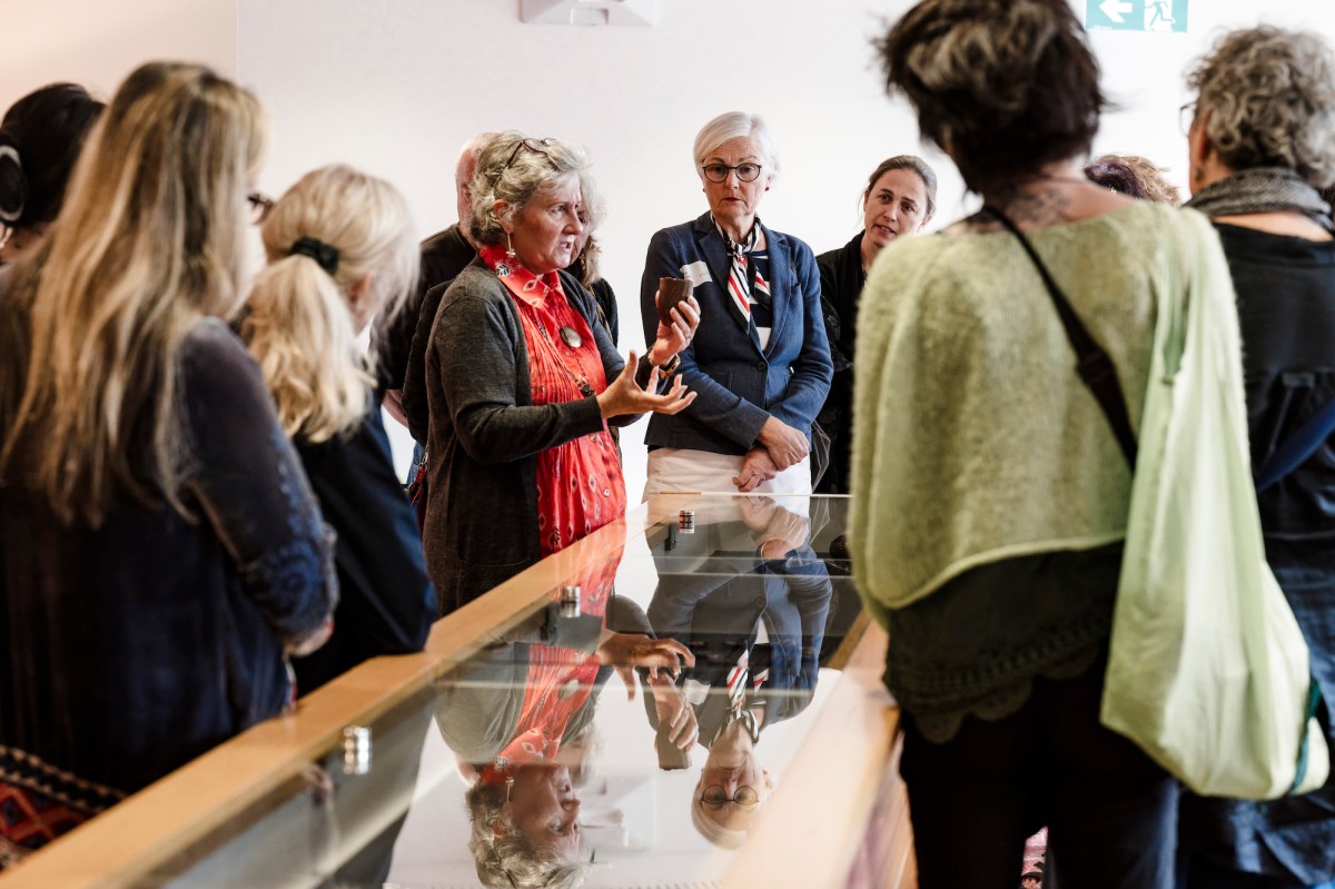 Alison McDonald leads an artist talk at Artisan’s MADE 2026 symposium. Photo: Jade Ferguson / Visual Poets Society.