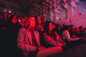 Audience gathers at Melbourne Fringe Opening Night Gala. Photo: Casimaria.