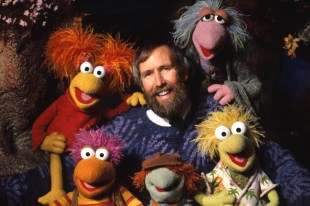 Jim Henson with the Fraggle Five from Fraggle Rock. Photo: The Jim Henson Company.