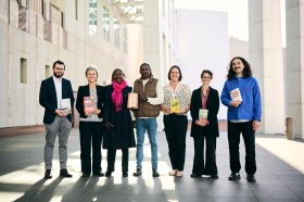 The winners of the 2026 Prime Minister's Literary Awards. Photo: Rohan Thomson.