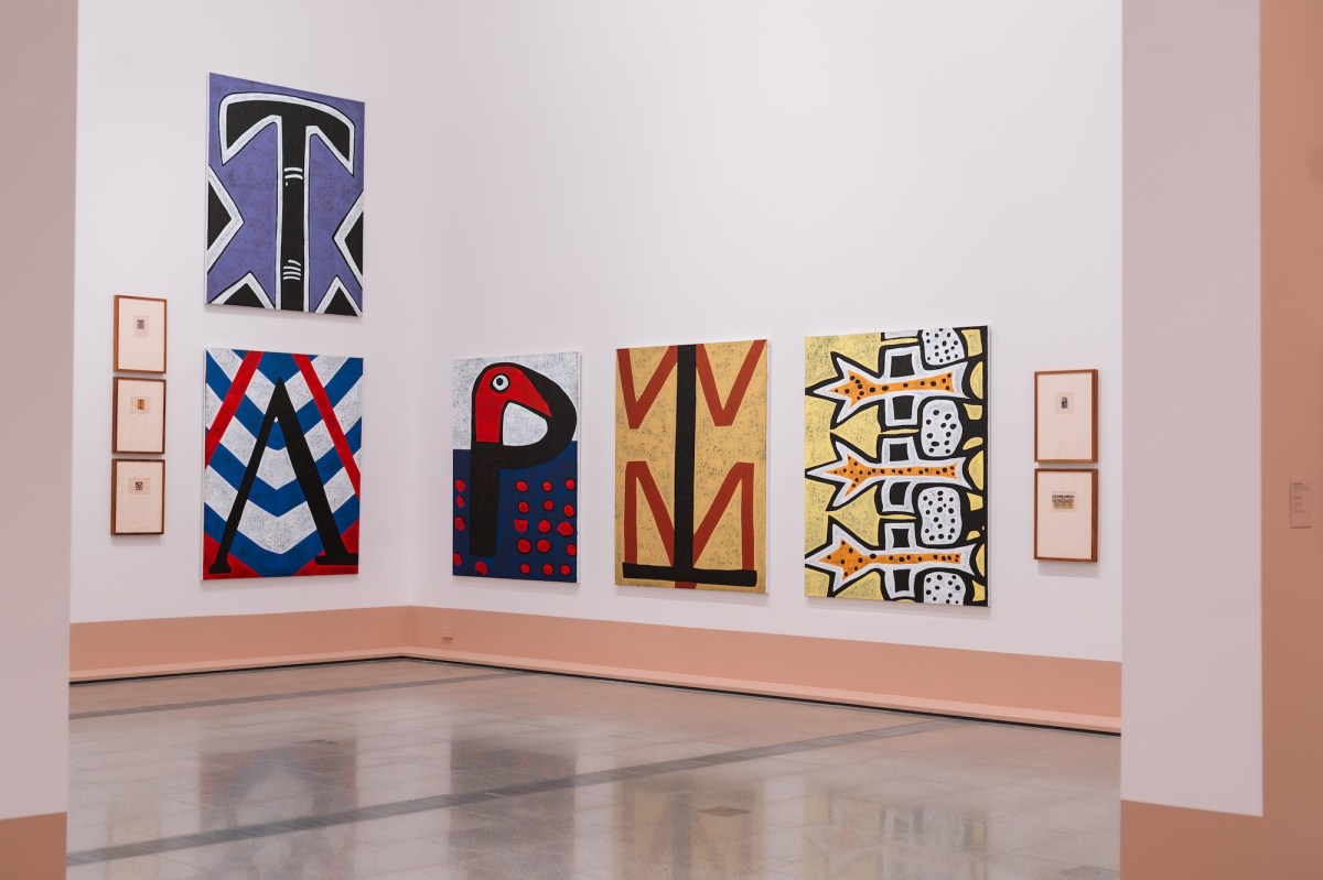 Installation view, Margaret Preston, The Ian Potter Centre: NGV Australia, Melbourne. Photo: Phoebe Powell.