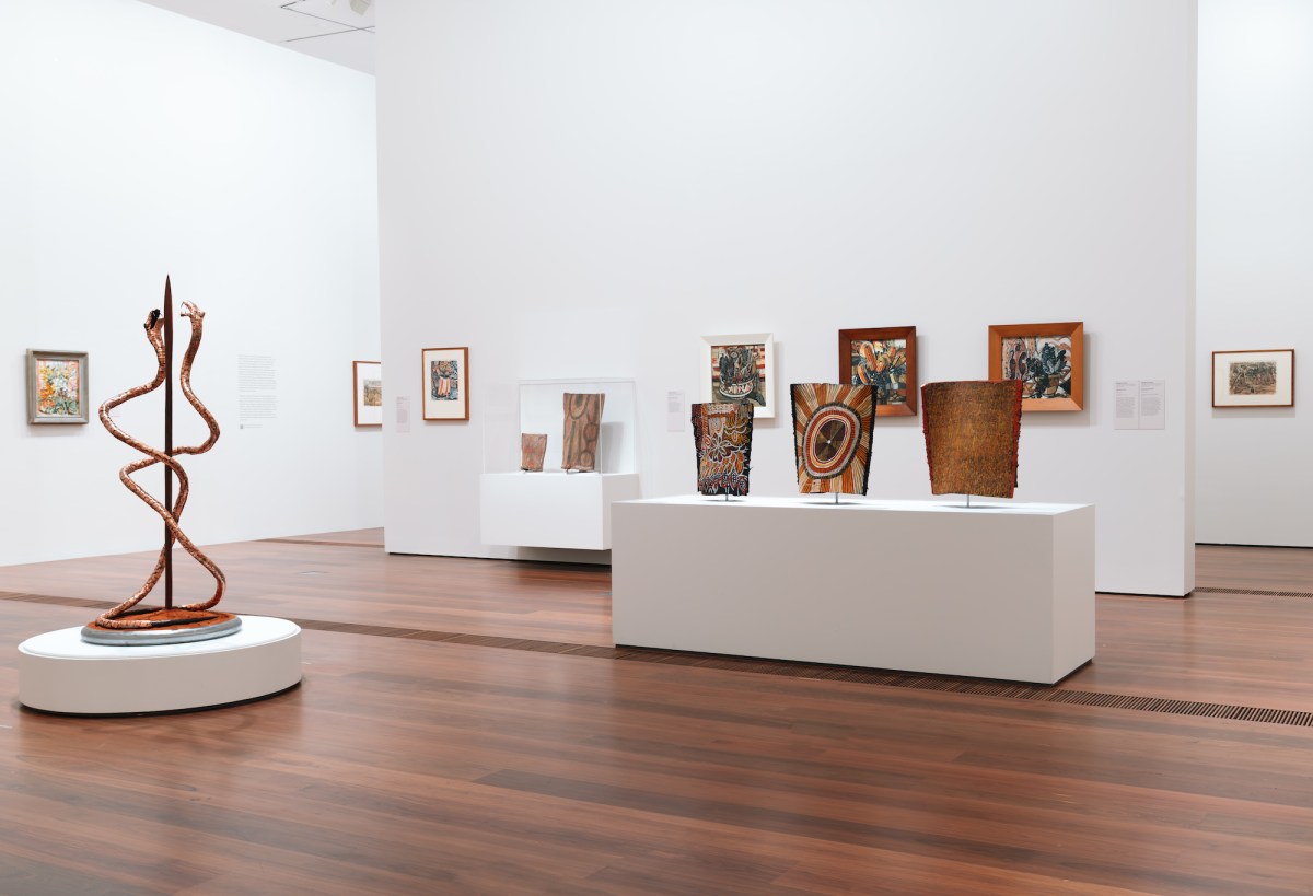 Installation view, Margaret Preston, The Ian Potter Centre: NGV Australia, Melbourne. Photo: Phoebe Powell.