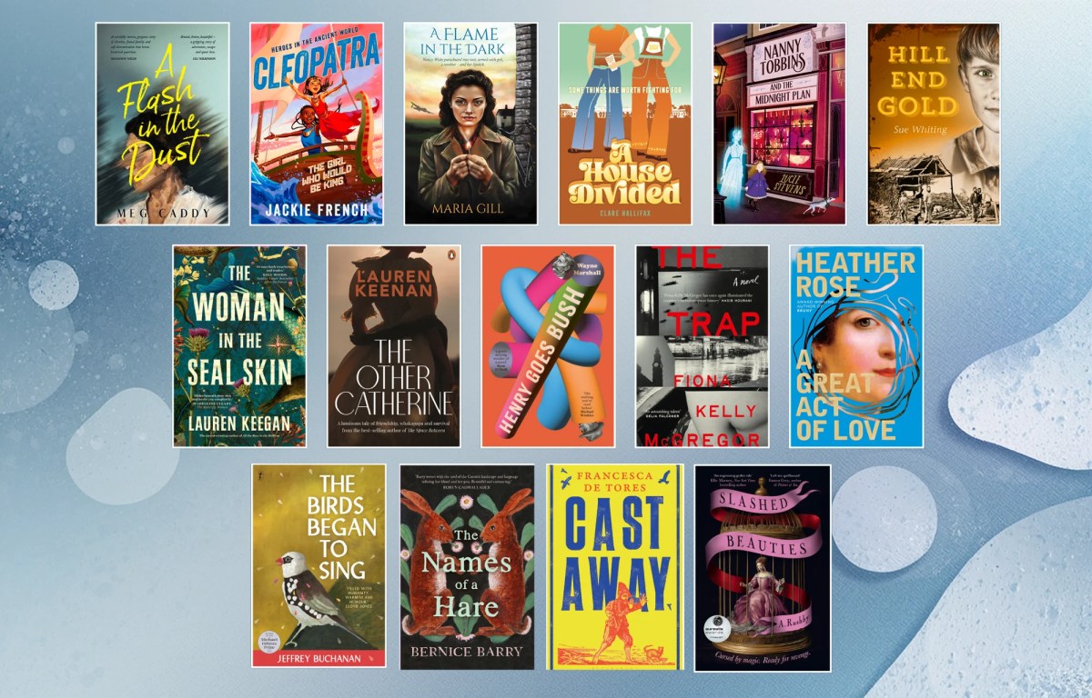 The longlisted books for the 2026 ARA Historical Novel Prize. Image: Supplied.
